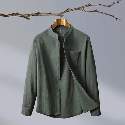 Casual Long Sleeve Shirt - Green