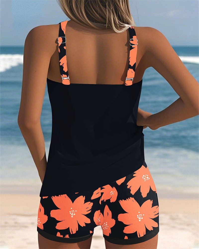 Tankini Two Piece Set