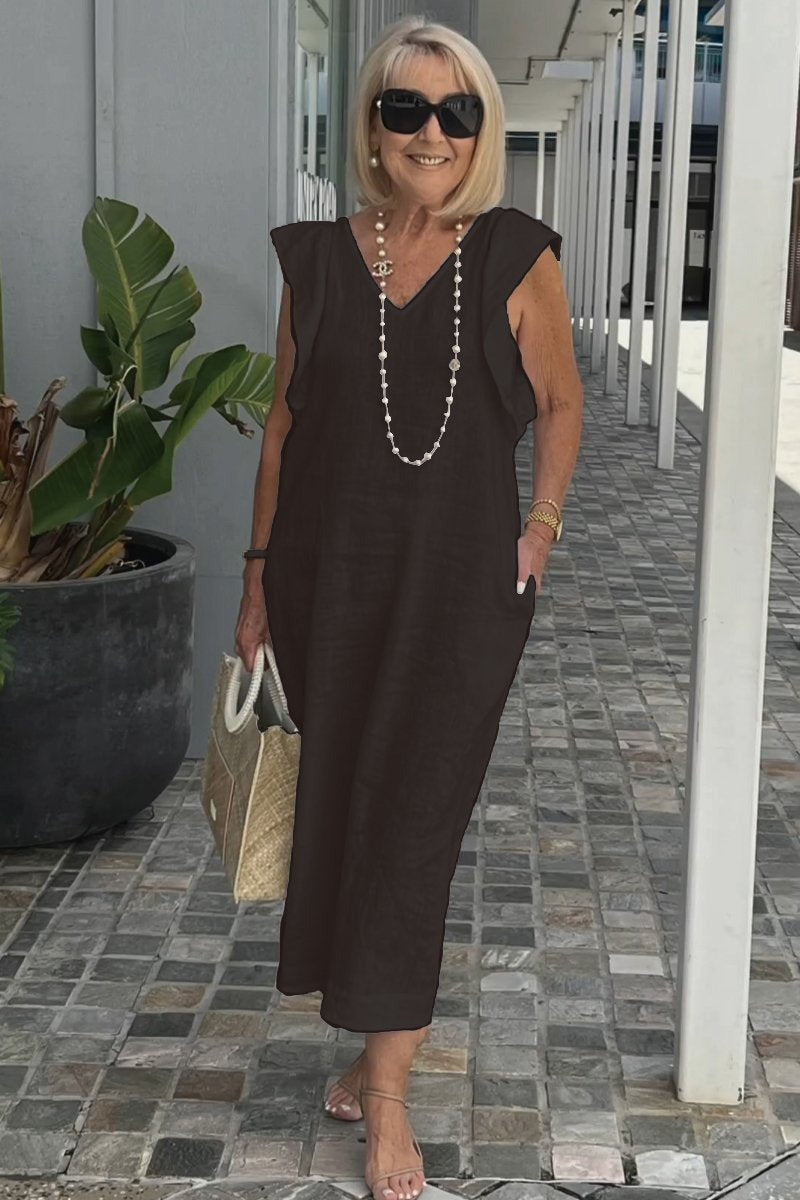 Sleeveless Summer Dress - Black