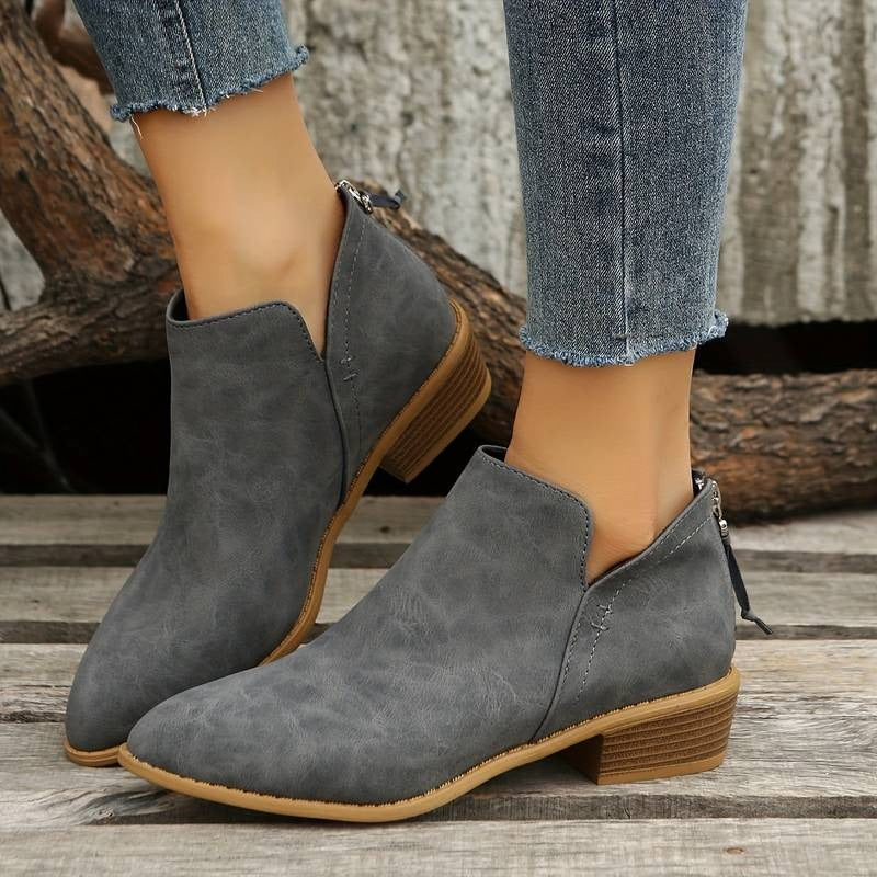 Chelsea Ankle Boots - Gray