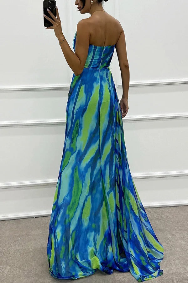 Formal One Shoulder Maxi Dress
