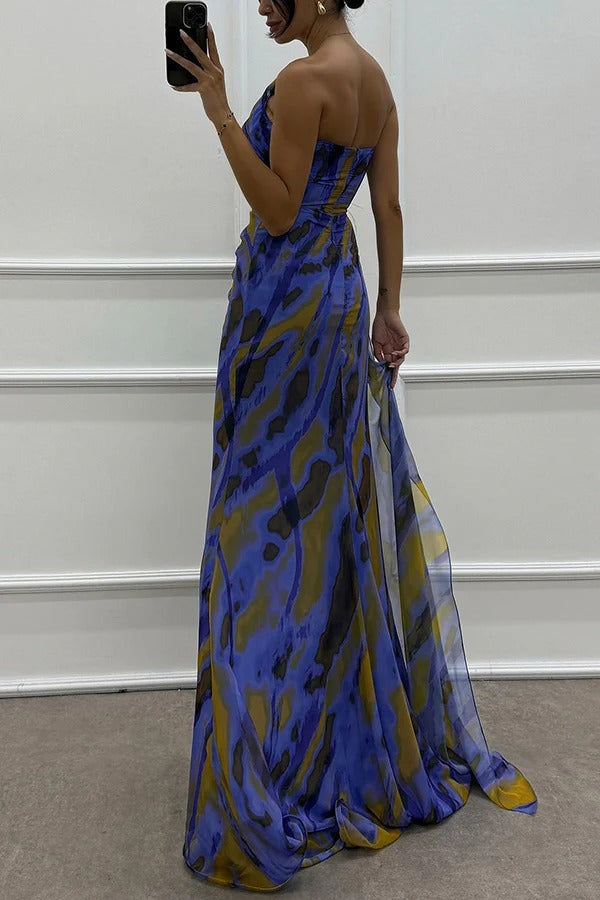 Formal One Shoulder Maxi Dress