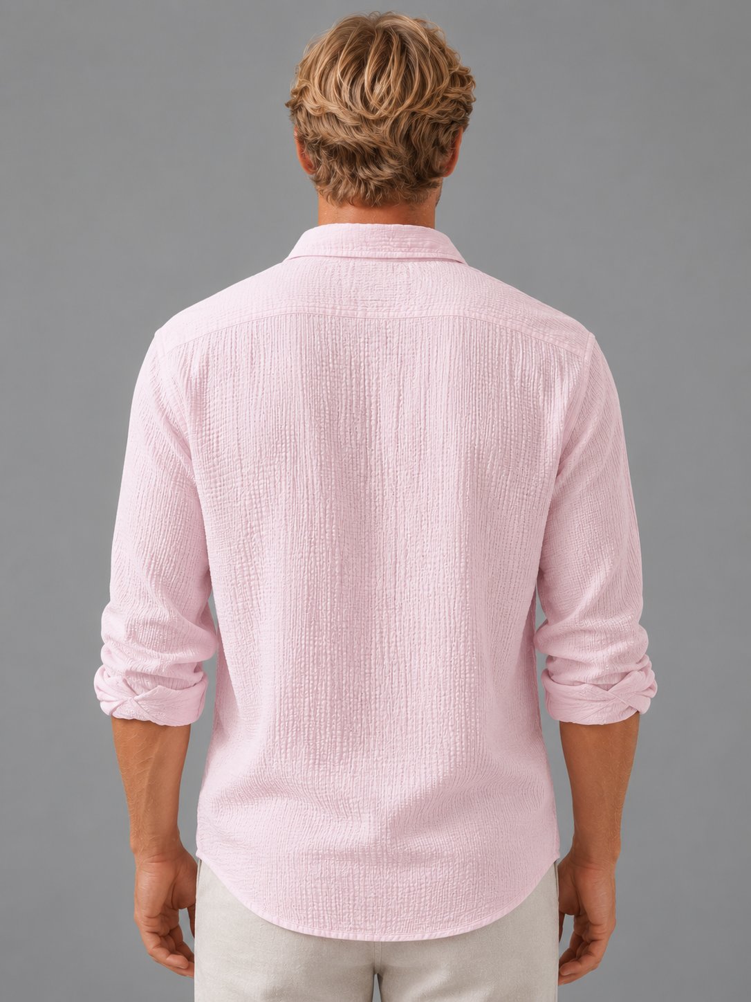Men's Crinkle Cotton Shirt
