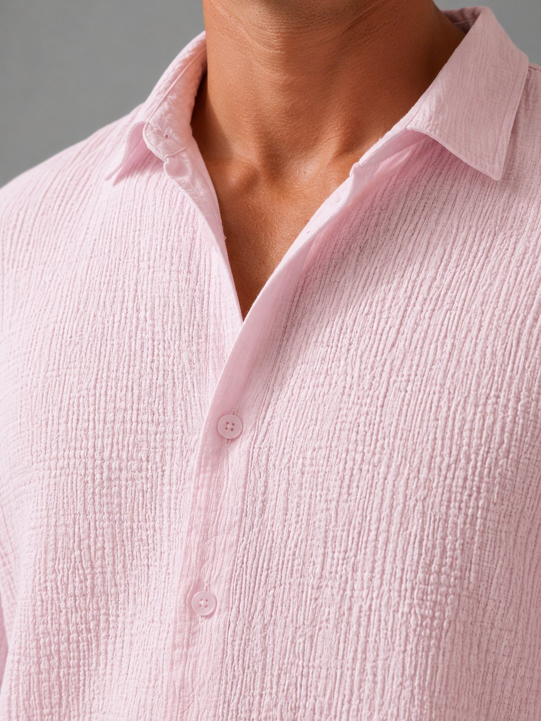 Men's Crinkle Cotton Shirt