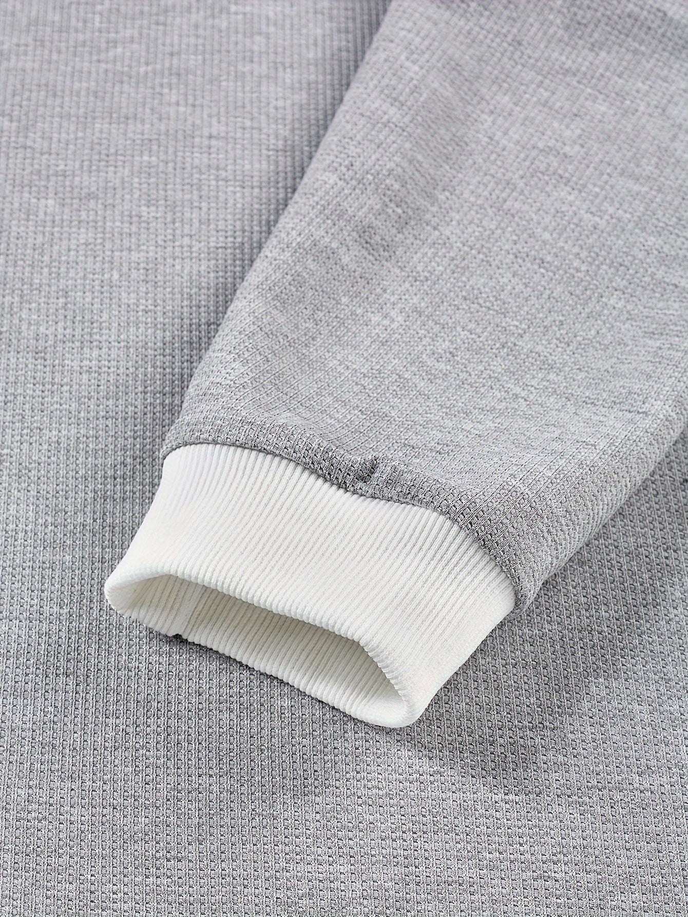 Men's Waffle Knit Long-Sleeve Polo