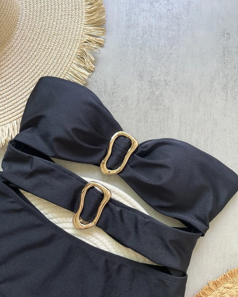 Strapless One Piece Swimsuit