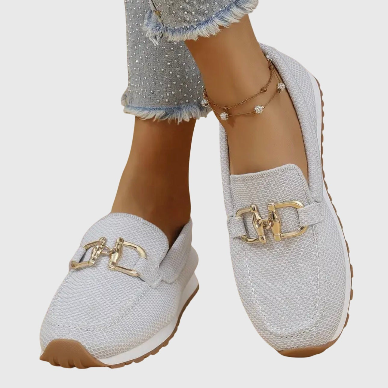 Knit Platform Loafers