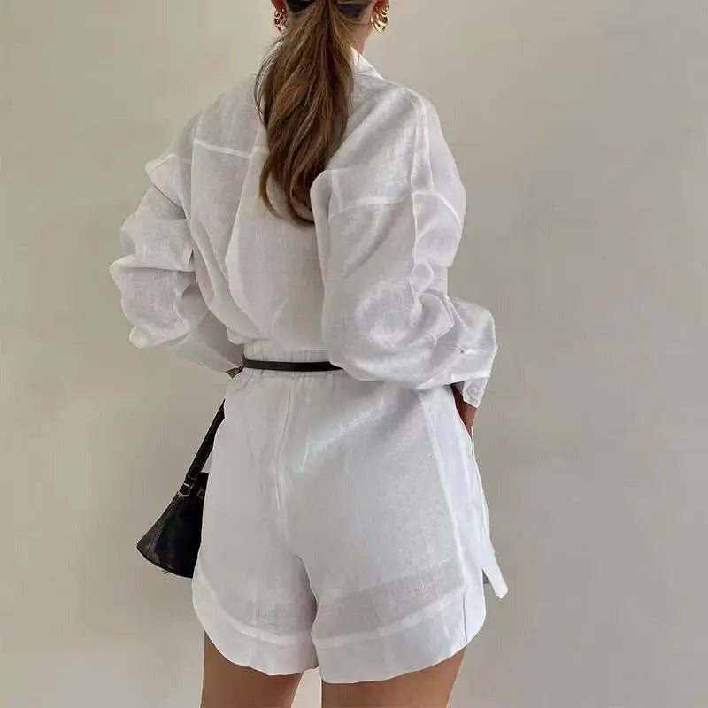 Shirt Shorts Two Piece Set