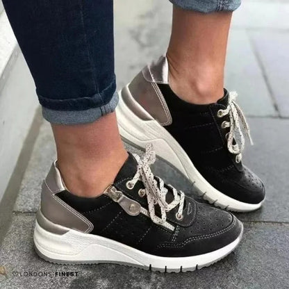 Orthopedic Walking Sneakers - Black