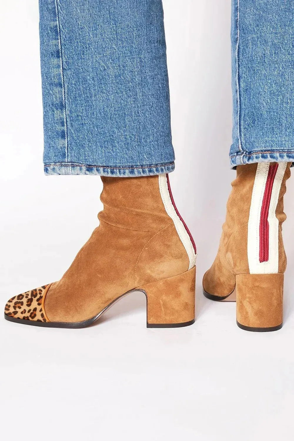 Block Heel Ankle Boots