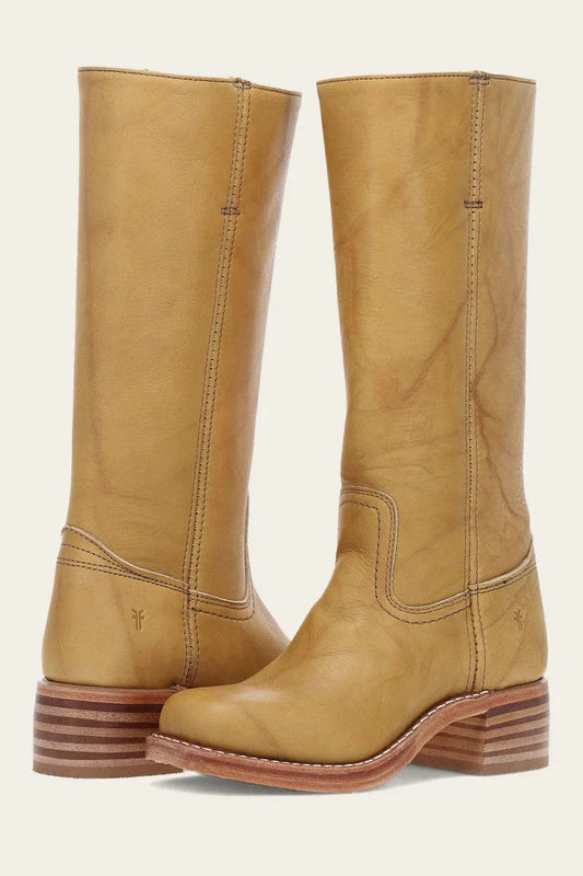 Knee High Riding Boots - Yellow