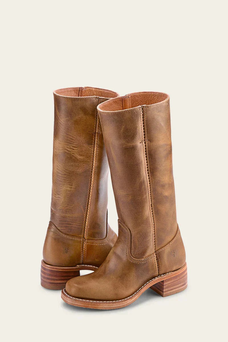 Knee High Riding Boots - Brown