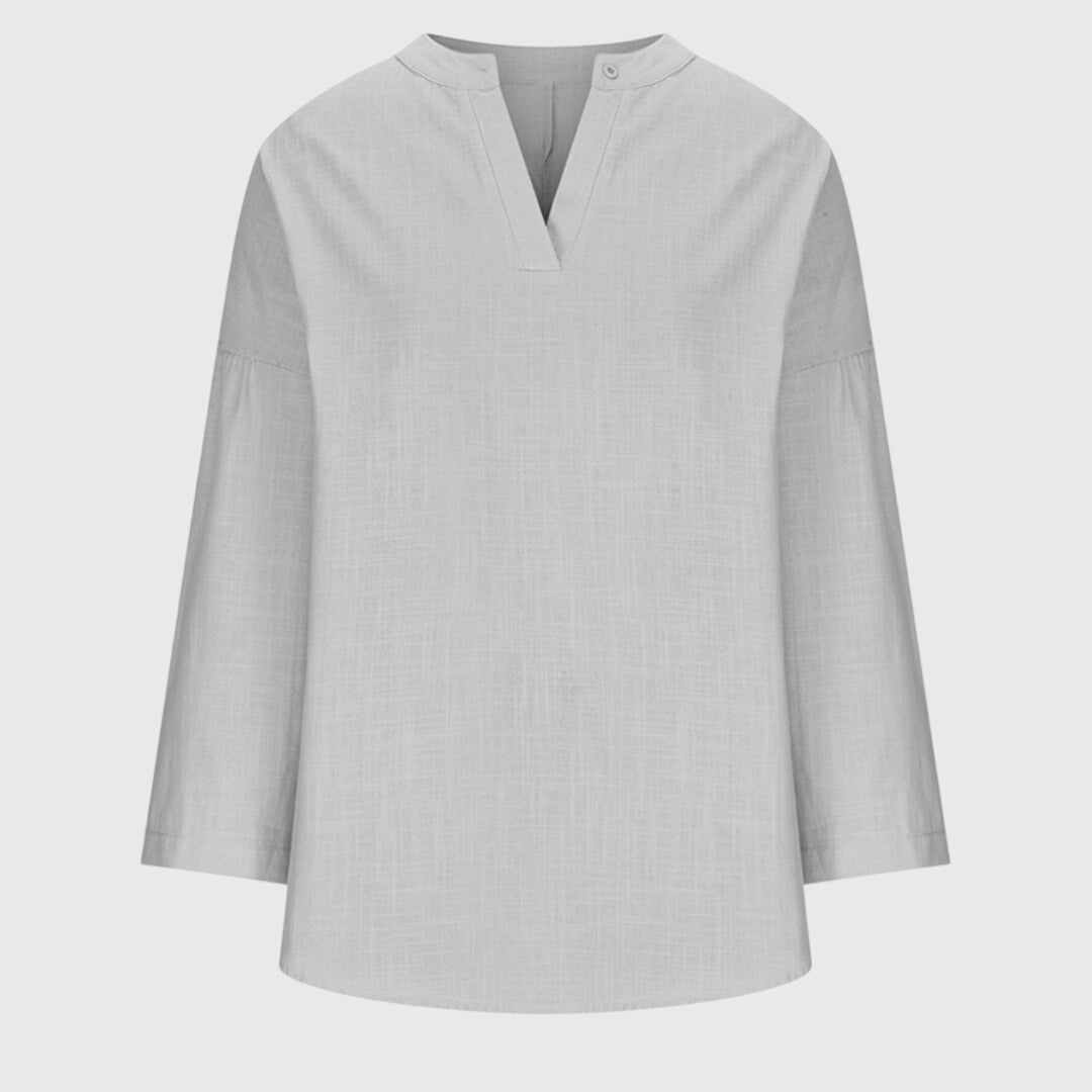 Women's V-Neck Tunic Blouse