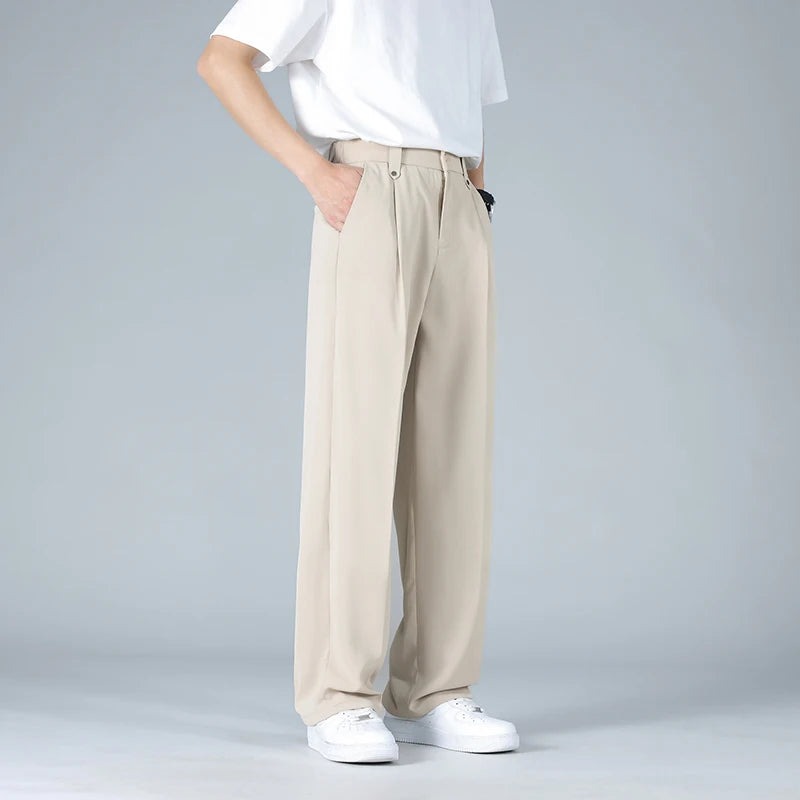 Pleated Wide Leg Pants