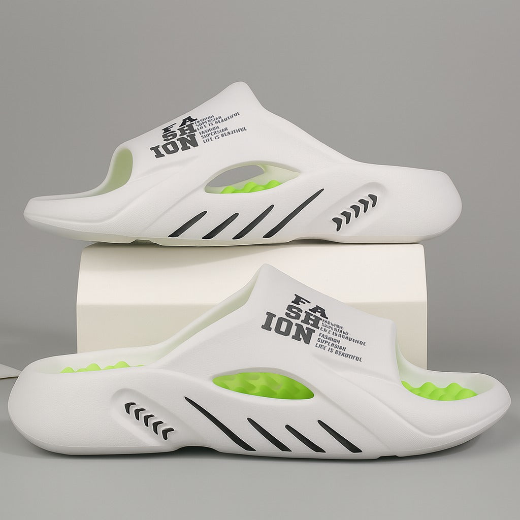 Recovery Slide Sandals - White