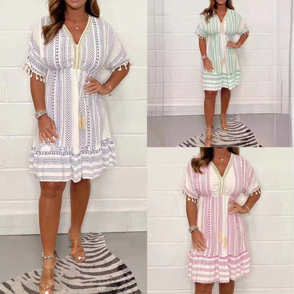 Boho Summer Mini Dress