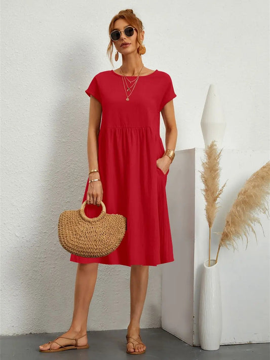 Casual Summer Midi Dress