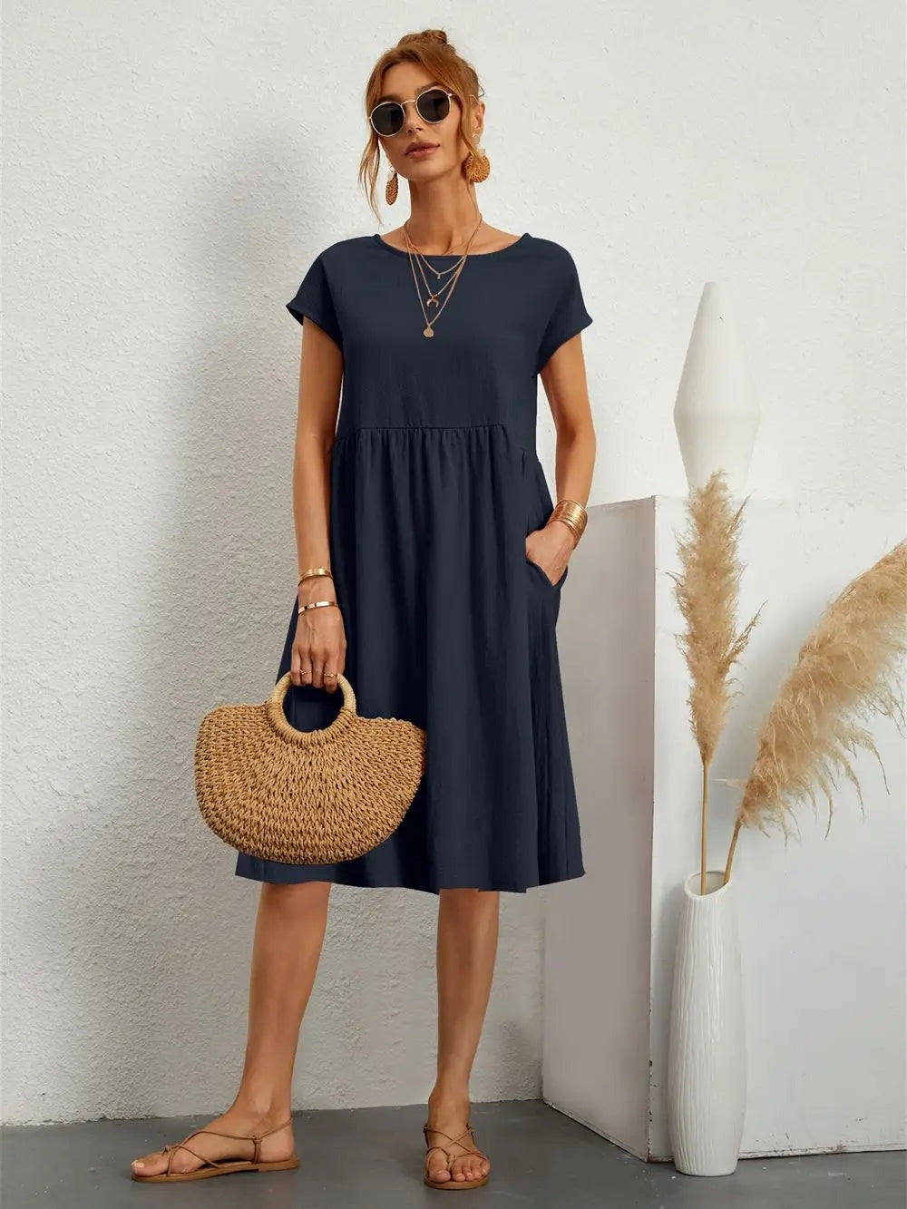 Casual Summer Midi Dress