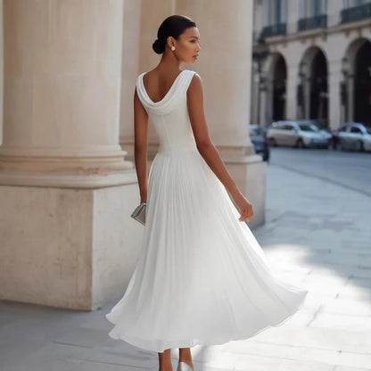 Formal A Line Midi Dress