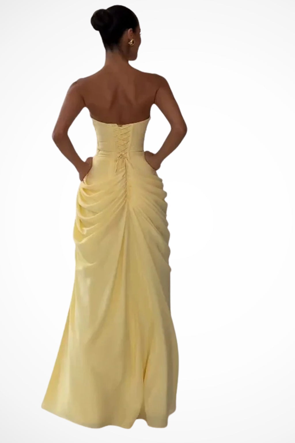 Formal Strapless Maxi Dress