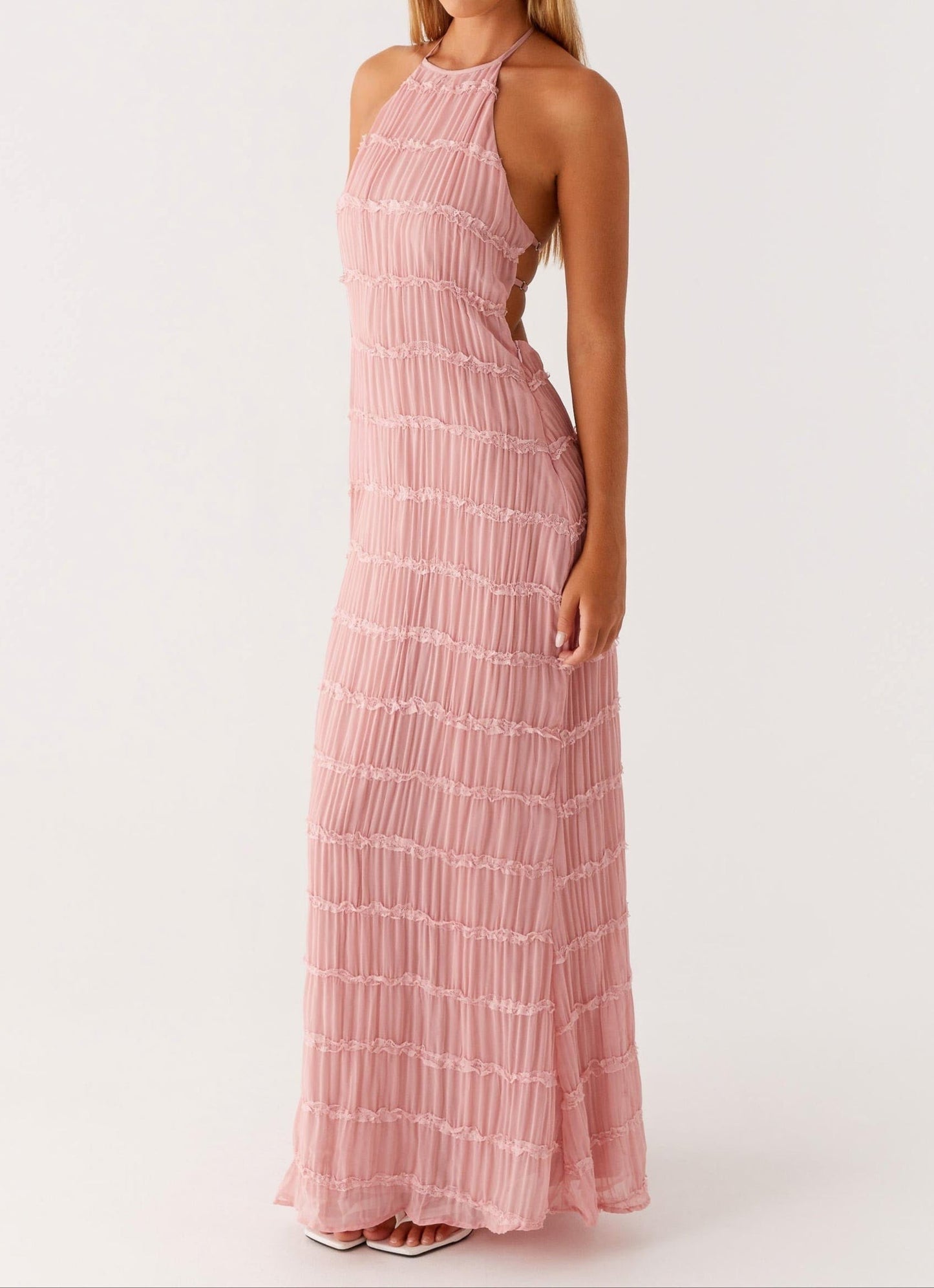Halter Bodycon Maxi Dress