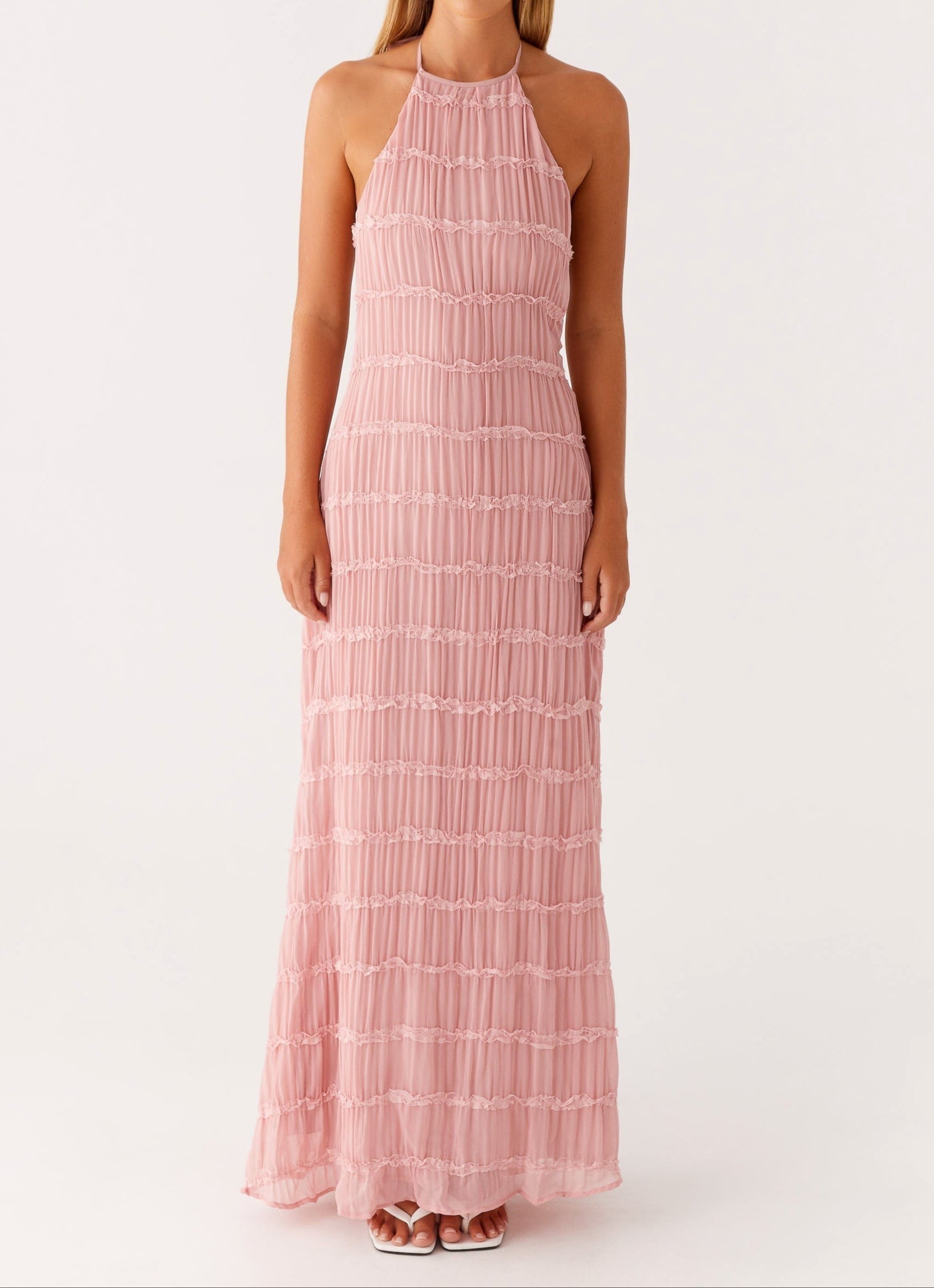 Halter Bodycon Maxi Dress