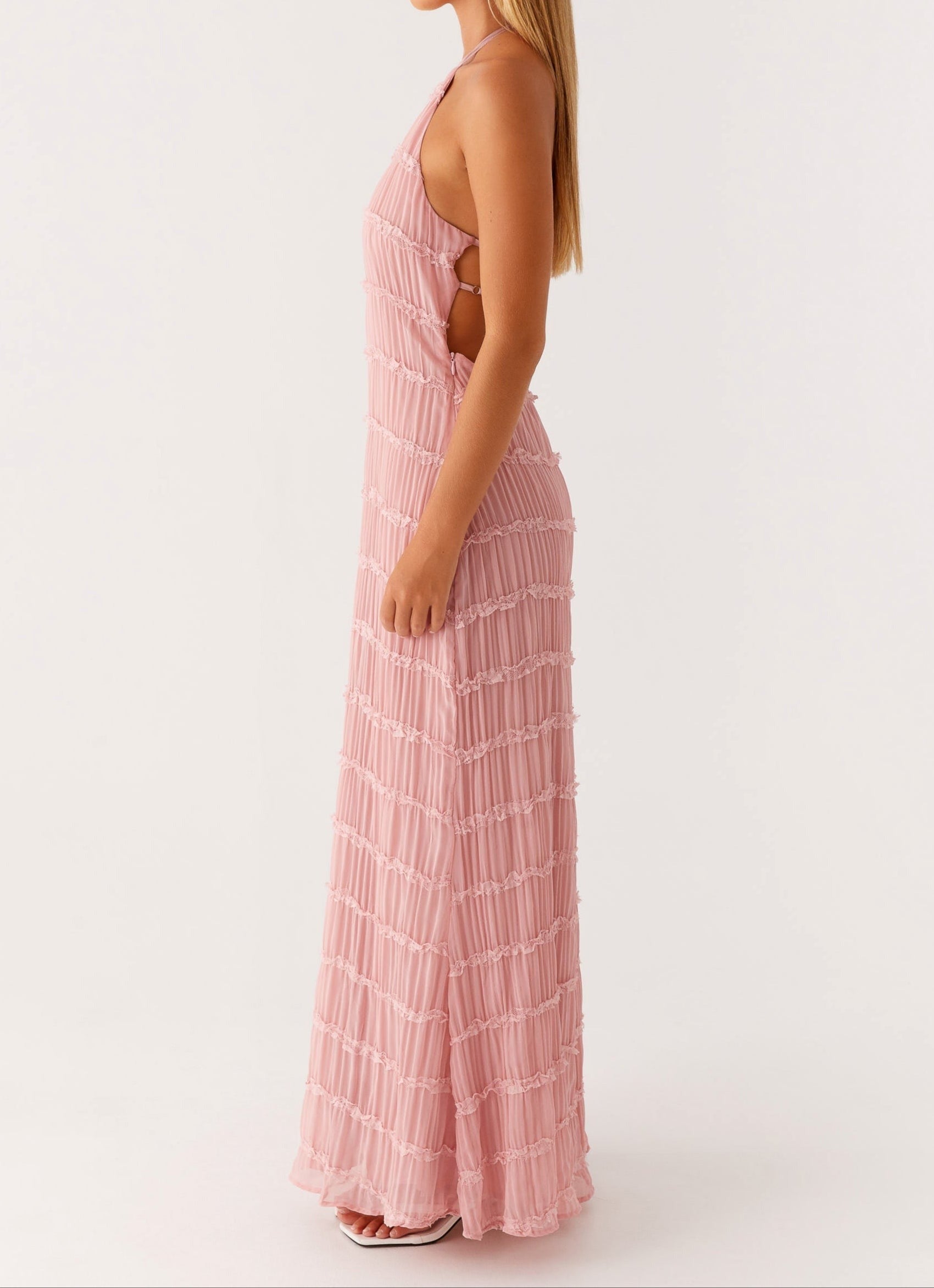 Halter Bodycon Maxi Dress