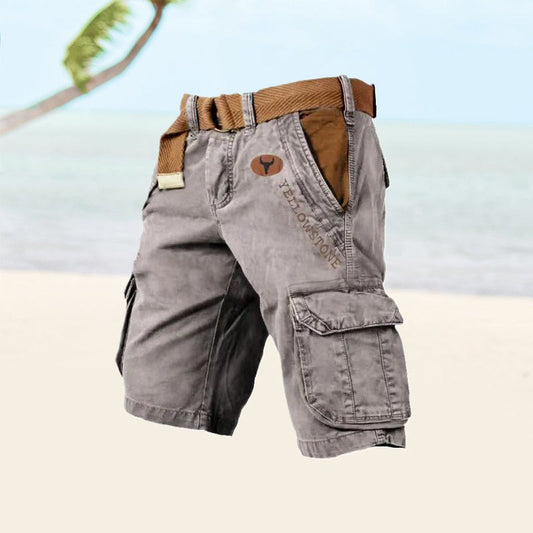 Casual Cargo Shorts - Gray