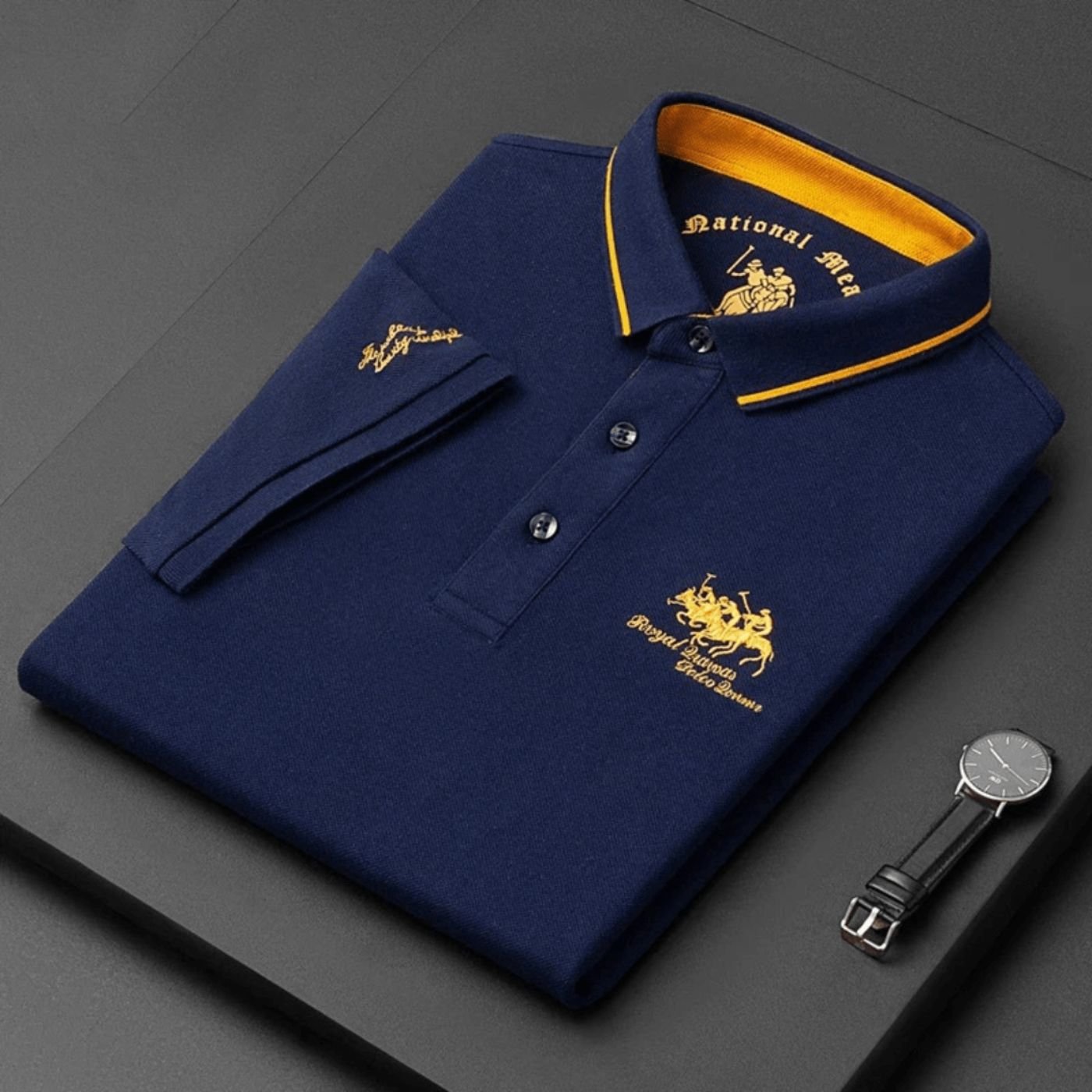 Men's Polo Shirt - Navy Blue