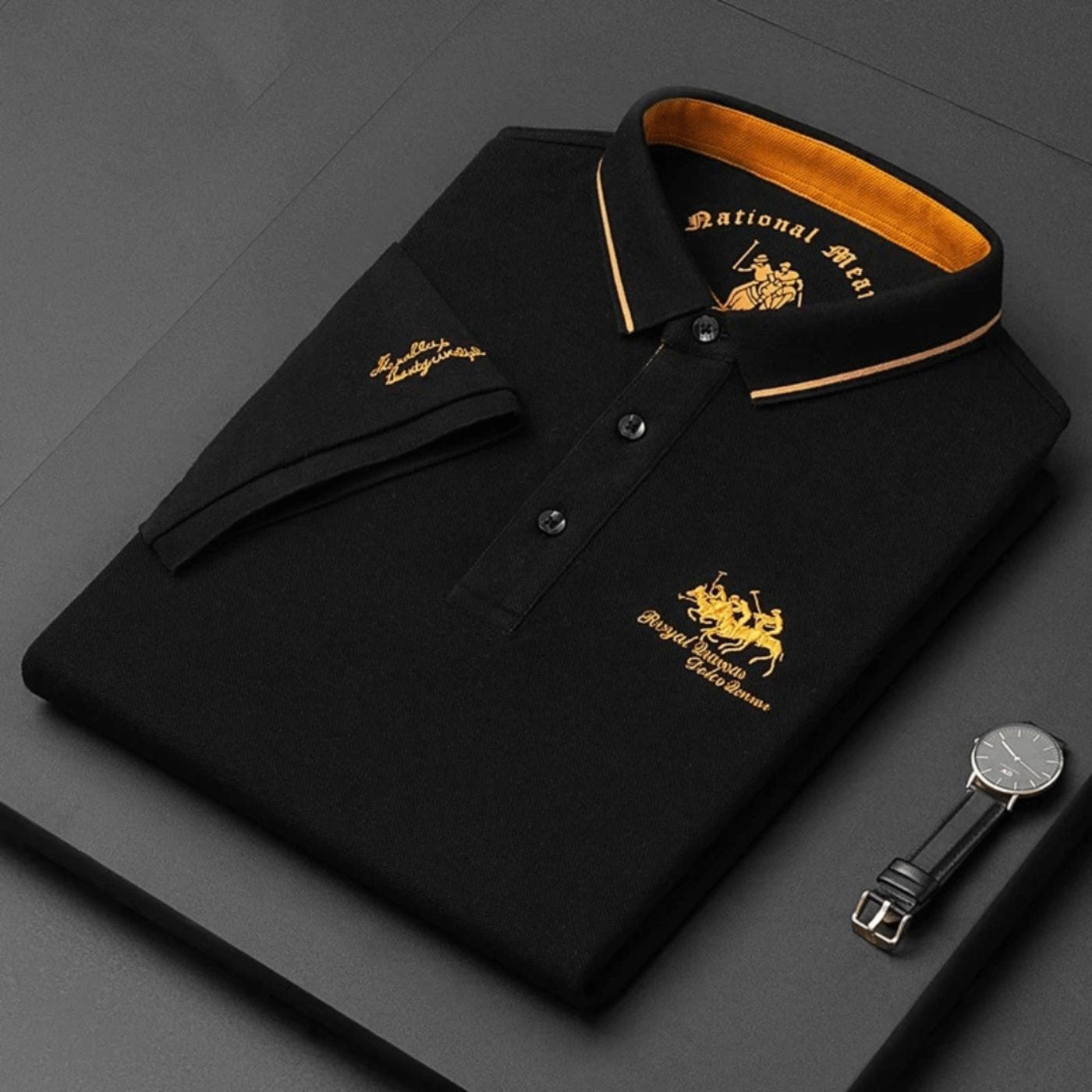 Men's Polo Shirt - Black