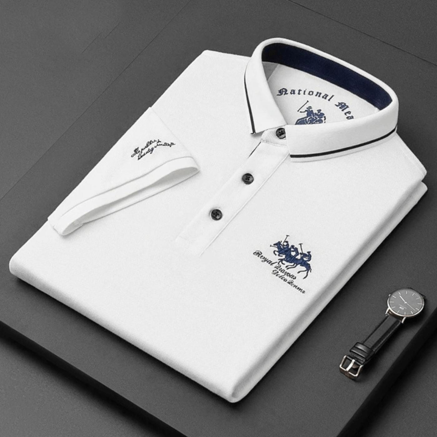 Men's Polo Shirt - White