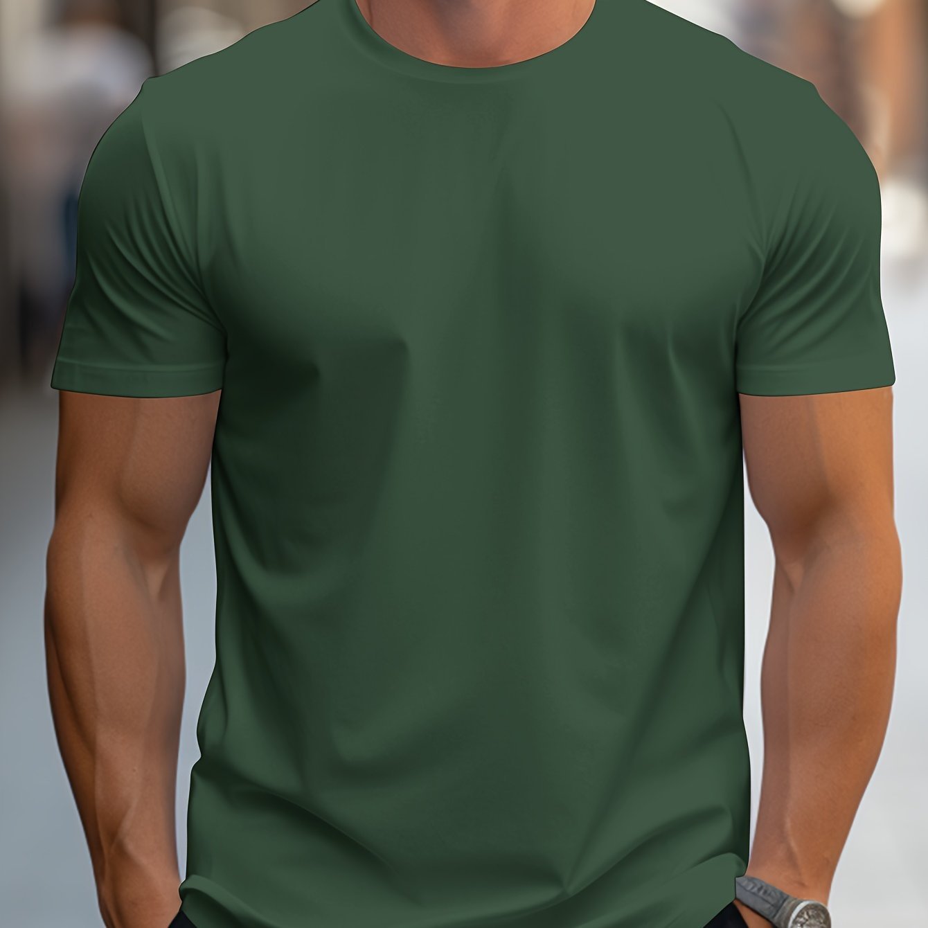 Men's Slim T-Shirt - Green
