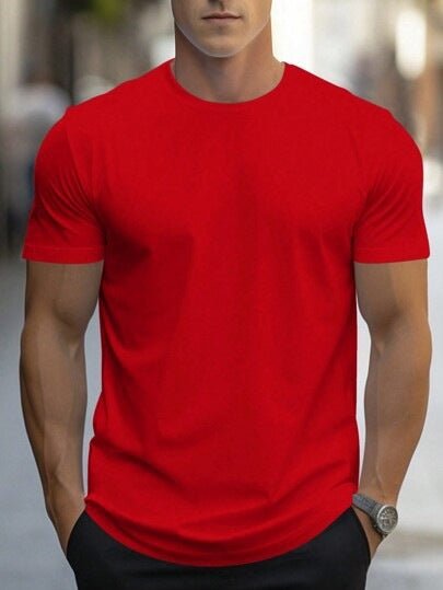 Men's Slim T-Shirt - Red
