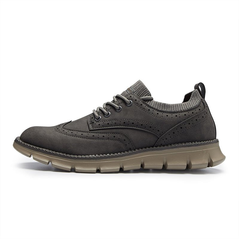 Men's Suede Brogue Sneakers