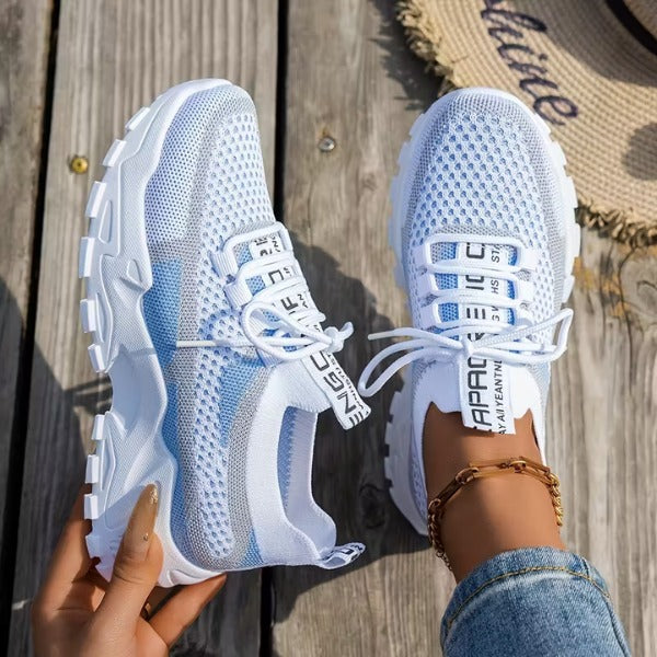 Chunky Running Sneakers - Blue