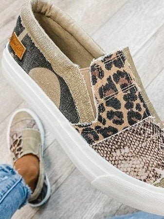 Leopard Print Sneakers