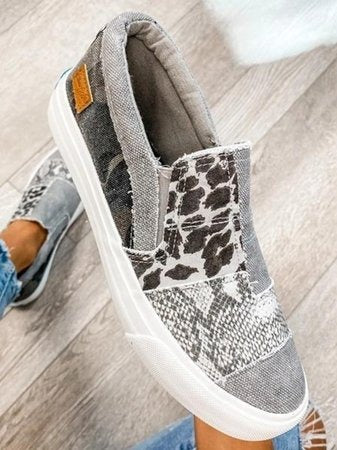 Leopard Print Sneakers