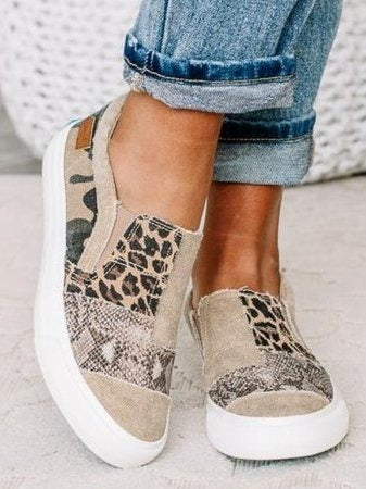 Leopard Print Sneakers