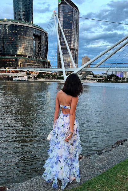 Floral Wedding Guest Maxi Dress