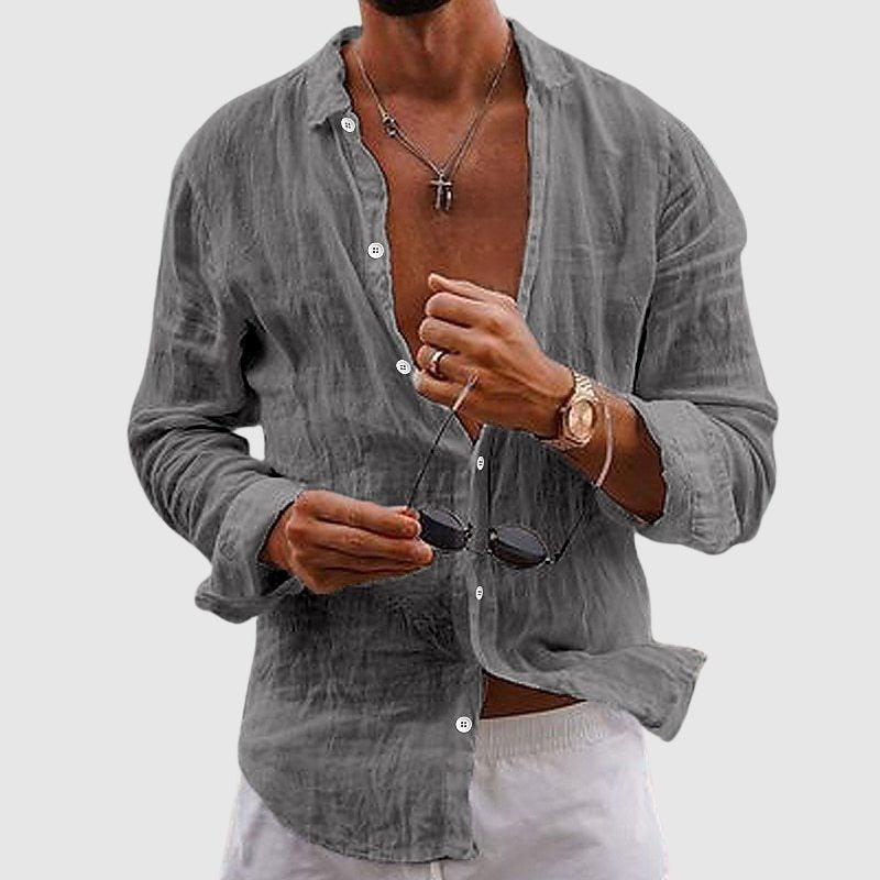 Long Sleeve Shirt - Gray