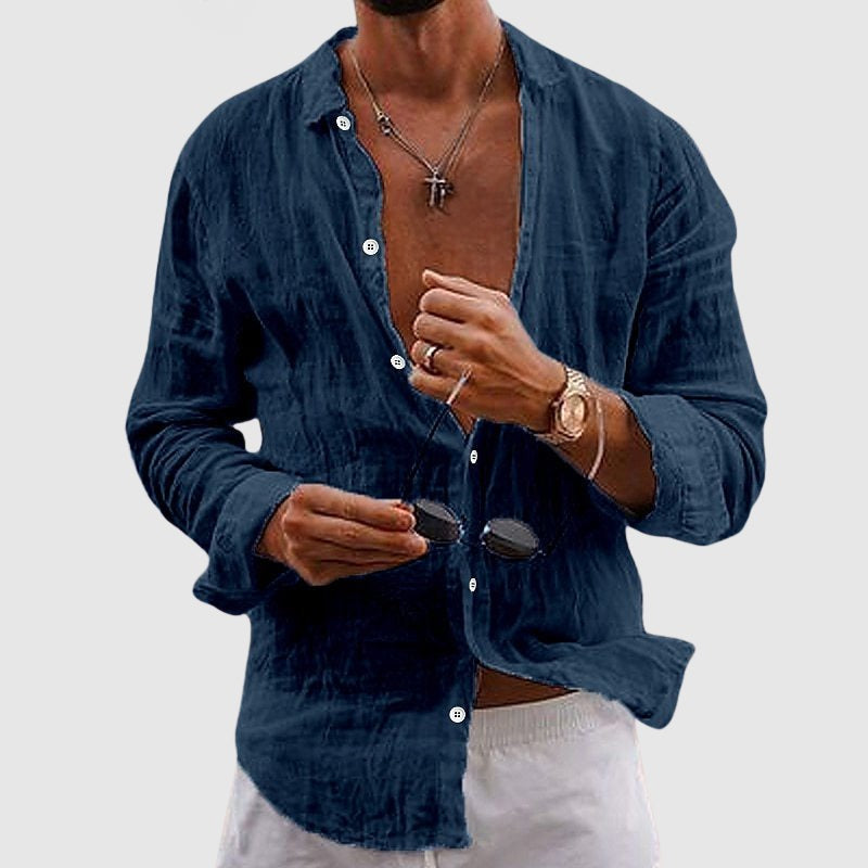 Long Sleeve Shirt - Blue