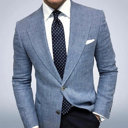 Slim Fit Blazer - Blue