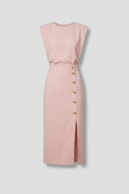 Sleeveless Cocktail Midi Dress