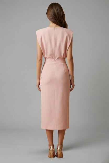 Sleeveless Cocktail Midi Dress
