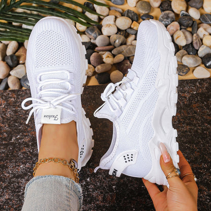 Chunky Platform Sneakers - White 2