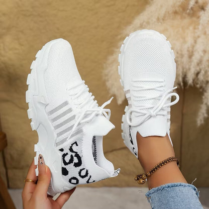 Chunky Platform Sneakers - White 3