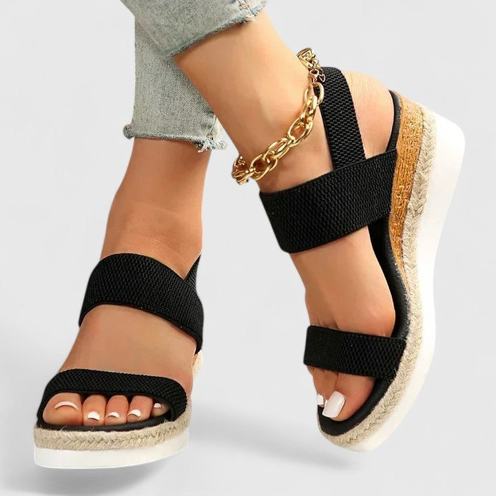 Espadrille Wedge Platform Sandals