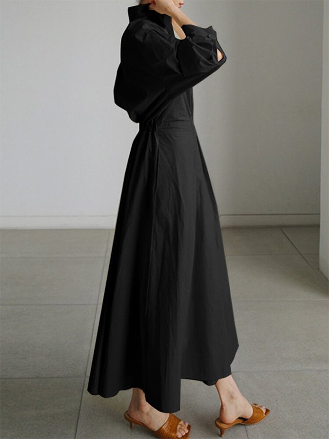 Women's Maxi Shirt Dress