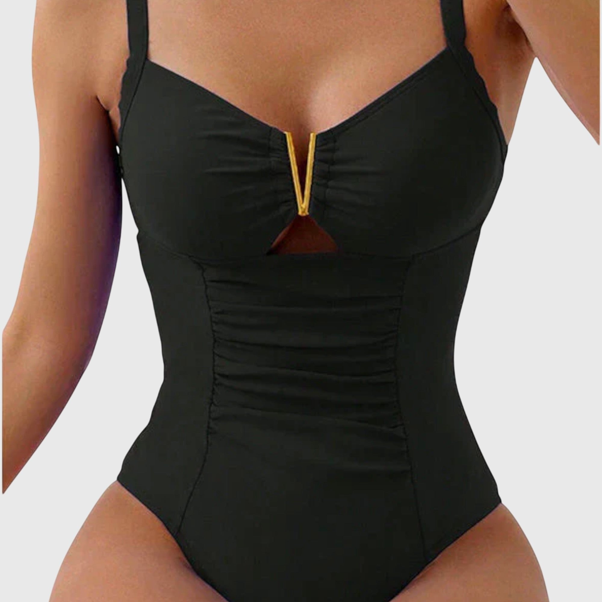 Women's One-Piece Swimsuit - Black