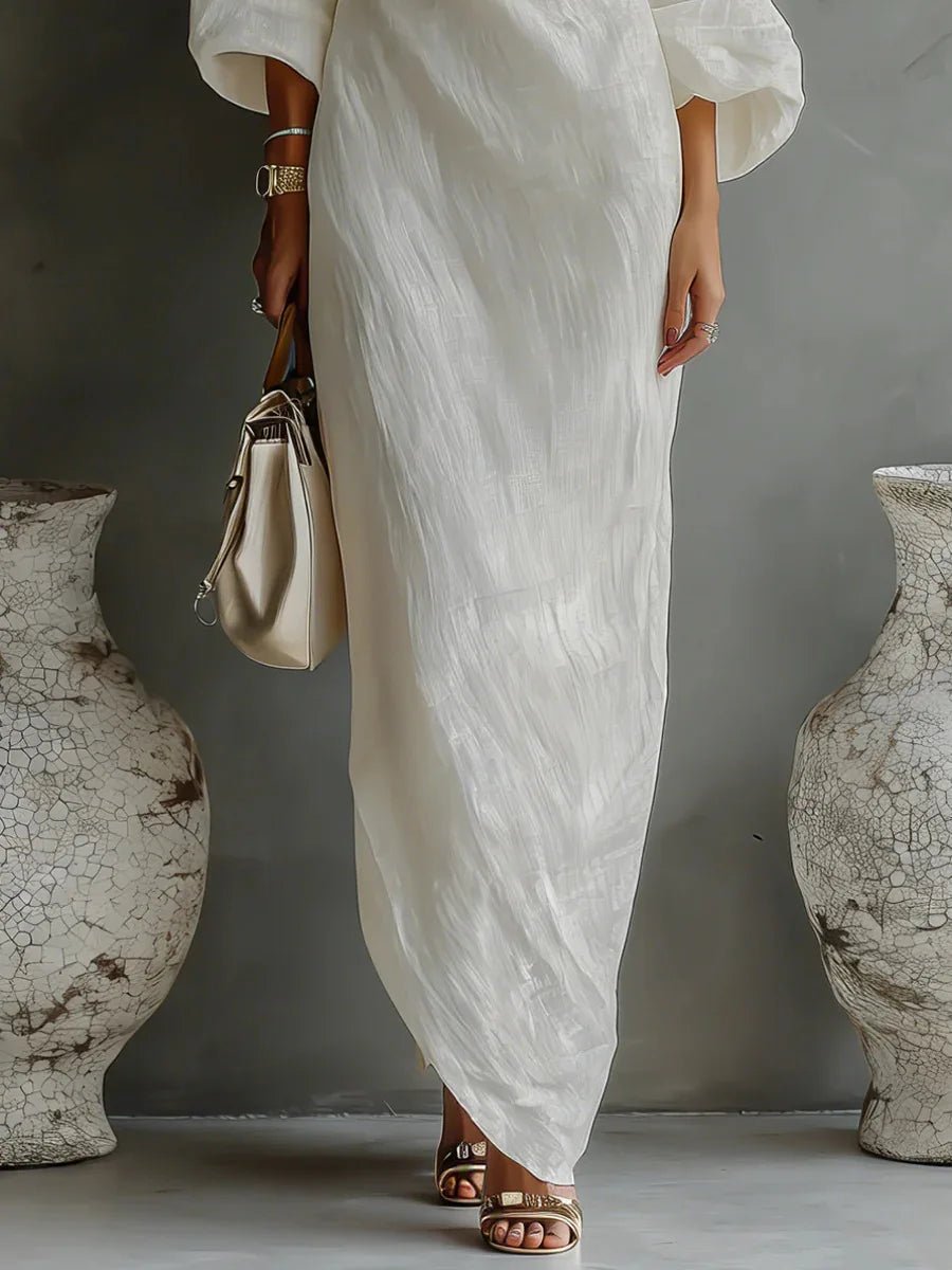 Women's One-Shoulder Maxi Dress